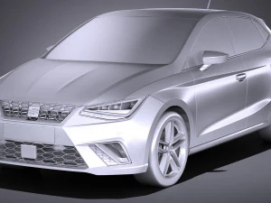 Seat Ibiza 2018 3D Model