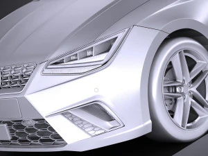 Seat Ibiza 2018 3D Model