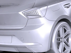Seat Ibiza 2018 3D Model
