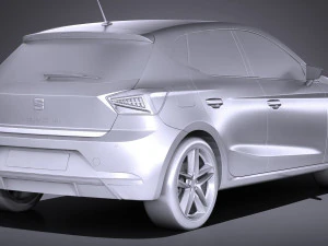 Seat Ibiza 2018 3D Model