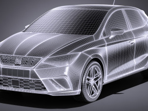 Seat Ibiza 2018 3D 模型
