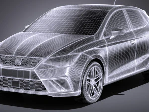 Seat Ibiza 2018 3D Model