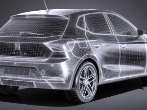 Seat Ibiza 2018 3D Model