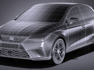 Seat Ibiza 2018 3D 模型