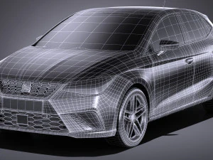 Seat Ibiza 2018 3D Model