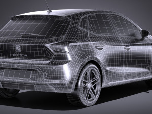 Seat Ibiza 2018 3D 模型