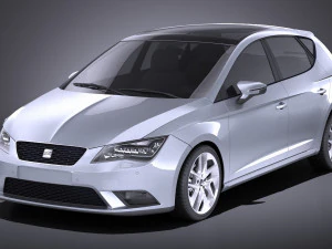 Seat Leon 2016 v-ray Modello 3D