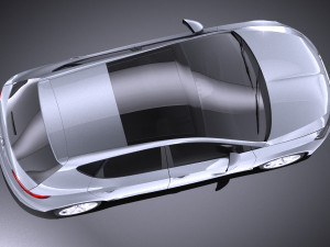 Seat Leon 2016 vray Modelo 3D