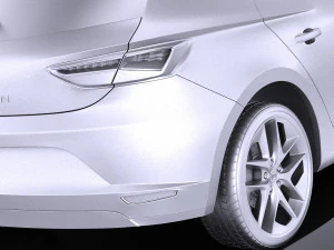 Seat Leon 2016 vray 3D Model
