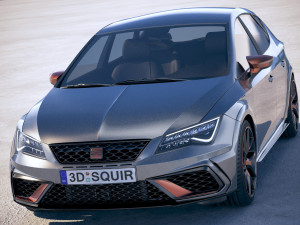 Seat Leon Cupra R 2018 Modello 3D