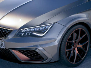 Seat Leon Cupra R 2018 3D Model