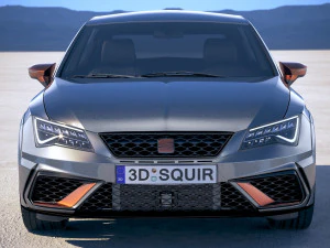 Seat Leon Cupra R 2018 3D Model