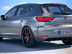 Seat Leon Cupra R 2018 Modello 3D