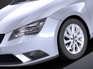 Seat Leon ST 2016 vray 3D Model