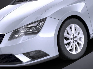 Seat Leon ST 2016 vray 3D Model