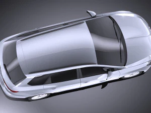 Seat Leon ST 2016 vray 3D Model