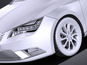 Seat Leon ST 2016 vray 3D Model