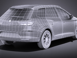 Seat Leon ST 2016 vray 3D Model