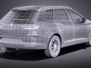 Seat Leon ST 2016 vray 3D Model