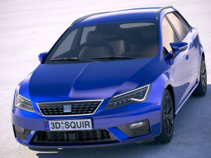 Seat Leon ST 2019 Modello 3D