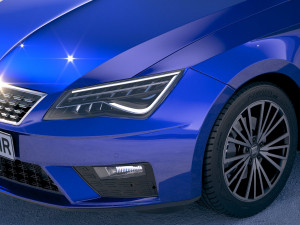 Seat Leon ST 2019 Modello 3D