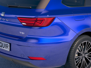 Seat Leon ST 2019 Modello 3D