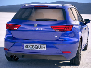 Seat Leon ST 2019 Modello 3D