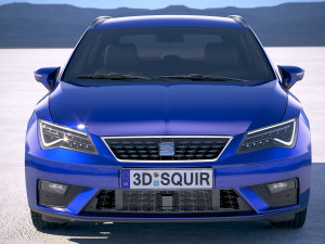 Seat Leon ST 2019 Modello 3D
