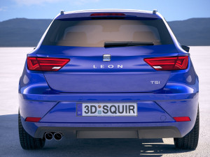 Seat Leon ST 2019 Modello 3D