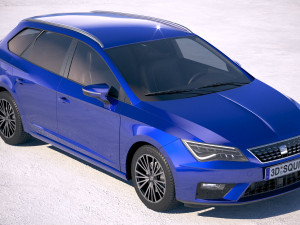 Seat Leon ST 2019 Modello 3D
