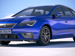 Seat Leon ST 2019 Modello 3D