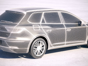 Seat Leon ST 2019 Modello 3D