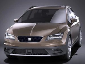 Seat Leon X-perience 2017 vray 3D Model