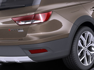 Seat Leon X-perience 2017 vray Modelo 3D