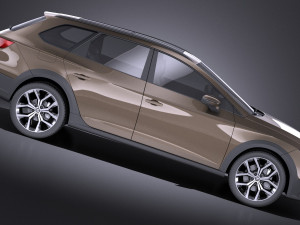 Seat Leon X-perience 2017 vray Modelo 3D