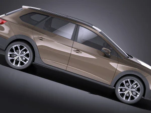 Seat Leon X-perience 2017 vray 3D Model