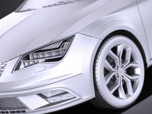 Seat Leon X-perience 2017 vray 3D Model