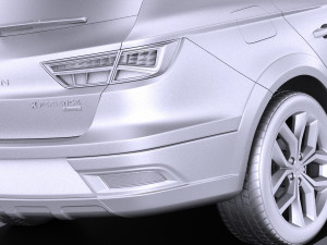 Seat Leon X-perience 2017 vray Modelo 3D