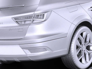Seat Leon X-perience 2017 vray 3D Model