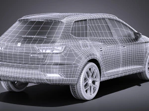 Seat Leon X-perience 2017 vray 3D Model