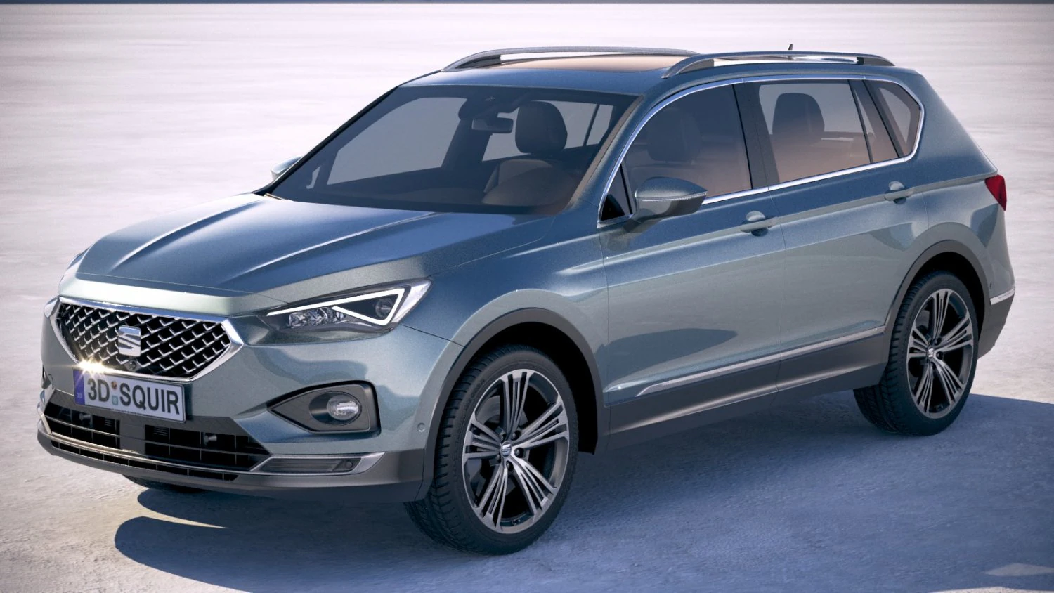 Seat Tarraco 2019 3D Model .c4d .max .obj .3ds .fbx .stl .blend 