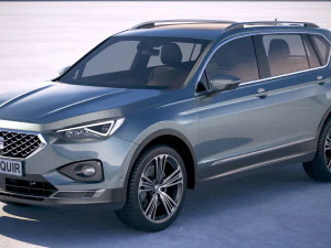 Seat Tarraco 2019 3D Model