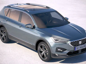 Seat Tarraco 2019 3D Model