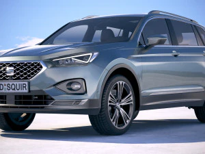 Seat Tarraco 2019 3D Model