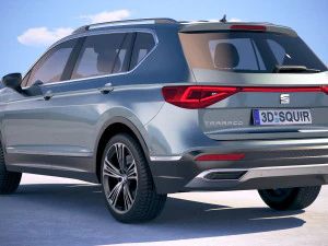 Seat Tarraco 2019 3D Model