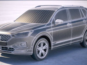 Seat Tarraco 2019 3D Model