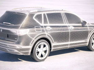Seat Tarraco 2019 3D Model
