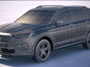 Seat Tarraco 2019 3D Model
