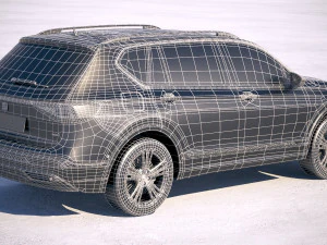 Seat Tarraco 2019 3D Model
