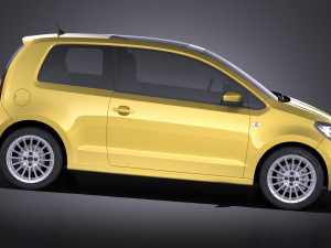 Skoda Citigo 3-door 2017 Modello 3D